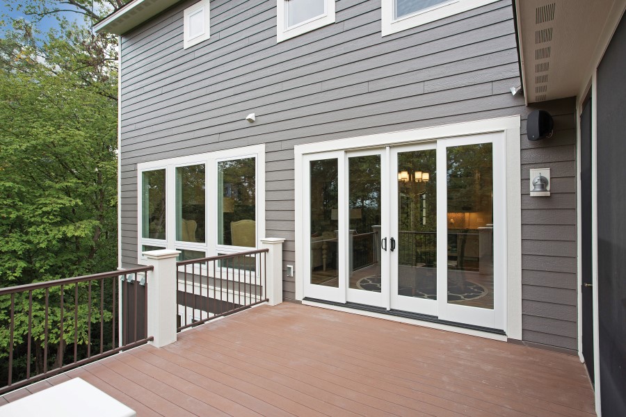 Patio Door looking over Composite Deck